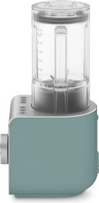 Blender Smeg Collezione BLC02EGMEU, 1400 W, 1,5 l, 22 000 rpm, 5 programe, 9 viteze, Măcinare gheață, Oțel inoxidabil, Verde smarald/Inox