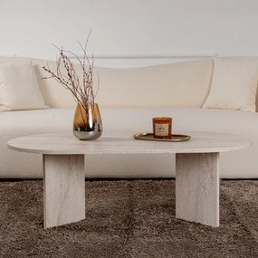 Masă de cafea Sable Travertine
