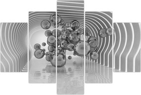 Tablou - Bule albe și negre (150x105 cm)