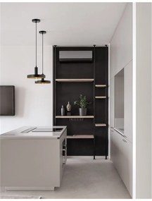 Pendul design modern Garni negru/auriu NVL-9417053