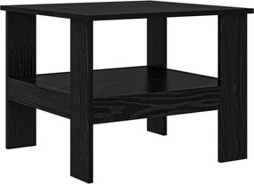 vidaXL Masă de cafea Stejar Negru 57 x 55 x 45 cm Lemn compozit