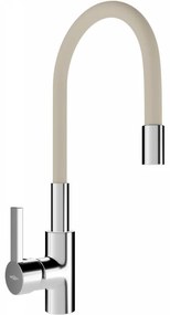Mexen Flex baterie de bucătărie, Crom/Bej - 670900-09