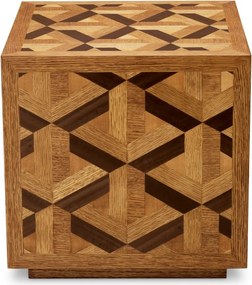 Masuta laterala design LUX furnir de stejar Rubicon