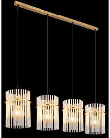 Lustră pe cablu Globo 15698-4HM GORLEY 4xE27/60W/230V