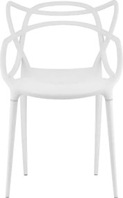 Set de gradina KATO SIRVON - 2 scaune si masuta rotunda, negru/alb