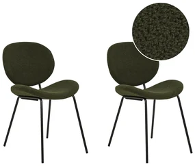 Set 2 buc scaune de sufragerie Luaza (verde). 1081044