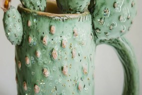 Mauro Ferretti Tablou Imprimat Pe Pânză Lacuită, Cu Ramă, Model ,,Borcan Cu Cactus", Varianta C, Dimensiuni 40 X 2,8 X 40 Cm | Aosom Romania