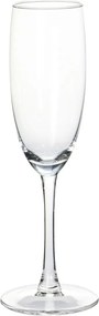 Set 4 pahare cu picior pentru șampanie 180ml