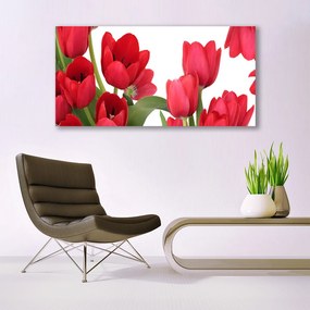 Tablou pe panza canvas Lalele Floral Red