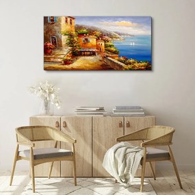 Tablou canvas Oraș Coasta Mării Flori