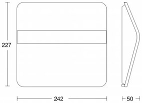 Număr de casă LED solar STEINEL 035730 XSolar LH-N LED/0,03W IP44