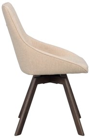 Scaune de dining bej 2 buc. Alison – Rowico