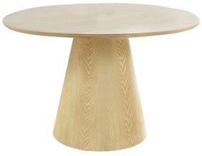 Masă de dining rotundă cu blat cu aspect de lemn de frasin ø 120 cm Bolton – House Nordic