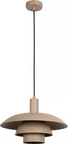 Lucide 21444/38/41 - Lustru suspendat pe cablu BRUNO 1xE27/40W/230V bej