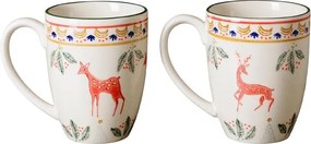 Set 2 cani din ceramica, "Frimas"