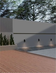 Spot LED aplicat iluminat scari exterior SOREN corten IP65