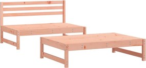 vidaXL Set mobilier relaxare grădină, 2 piese, lemn masiv Douglas