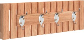 vidaXL Cuier de perete, 42x8,5x14 cm, lemn masiv de nuc