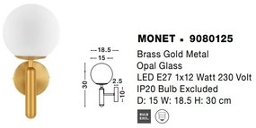Aplica de perete design modern MONET