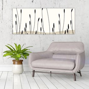 Tablou - Pajiște grafică N⁰3 (120x50 cm)