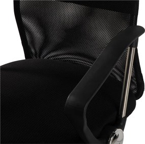 Scaun de birou negru tapițat Arco – Bonami Essentials