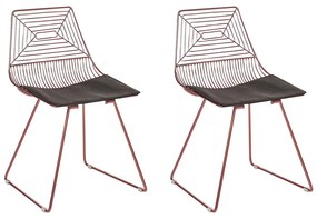 Set 2 buc scaun tip bar Bricio (rozauriu). 1078014