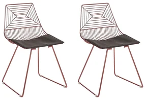 Set 2 buc scaun tip bar Bricio (rozauriu). 1078014
