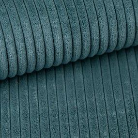 Canapea colt extensibila SMART COSARO petrol, cu colt bilateral + 2 perne CADOU