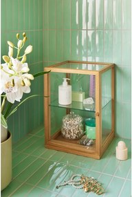 Vitrină în culoare naturală cu aspect de lemn de stejar 30x42x30 cm Poetic – Hübsch