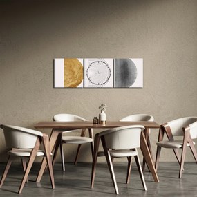 Tablou - Arcuri rustice N⁰3 (cu ceas) (90x30 cm)