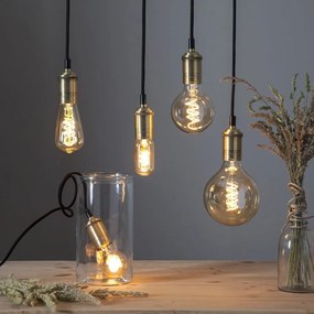 Bec cu filament E27, cu lumină albă caldă cu intensitate reglabilă 3 W Spiral Filament – Star Trading