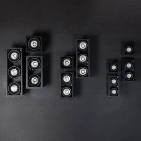 Spot LED incastrabil COLIN-3 Black recessed 72-108W 2700K 56°