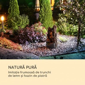 Blumfeldt Fântână solară Mystic Tree cu iluminare LED, poliresină