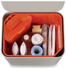 Coș de gunoi bej de reciclat din oțel 60 l Totem Max – Joseph Joseph