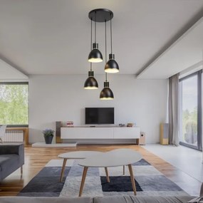 Rabalux 5604 - Lustră pe cablu MACKENZIE 4xE27/60W/230V