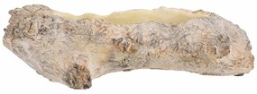 Husă pentru flori cu rădăcină scobită, 35 x 16 x11 cm, beton