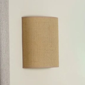 Aplică Duolla YUTE 1xE27/15W/230V d. 20 cm maro