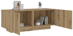 vidaXL Noptieră, stejar artizanal, 100x35x40 cm, lemn prelucrat