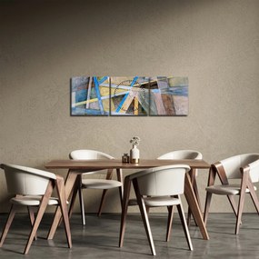 Tablou - Abstract (cu ceas) (90x30 cm)