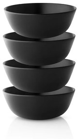 Bol 0,5l Ø16cm Nordic Kitchen, set 4 buc, negru - Eva Solo