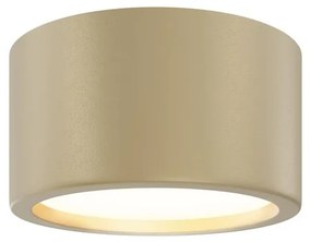 Spot LED aplicat cu protectie IP44 Hydra D-17.6cm auriu