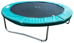 Homcom Copertura di protezione per trampolino elastico, Verde, Ø305cm