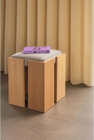 Scaun în culoare naturală Forma – Hübsch