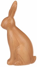 Decorație din poliresină Iepure, figurină mare, 12x 7 x 21 cm