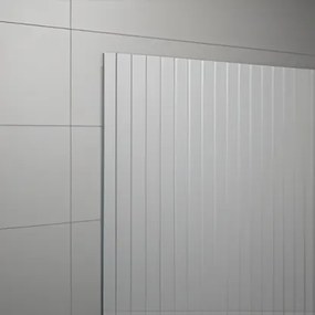 Paravan dus cu sticla riflata walk-in 120x200 cm, gun metal periat, sticla 8 mm, Ronal Lina 1200x2000 mm, Gun metal periat