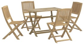 3295007 vidaXL Set mobilier de grădină, 5 piese, lemn masiv de acacia