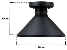 Plafonieră de exterior Westinghouse 61238 WALTER 1xE27/60W/230V IP44