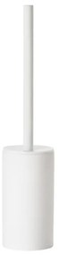 Perie WC din porțelan Zone Solo White, alb