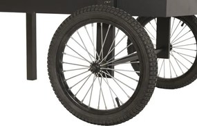 Stand decorativ din metal si lemn cu copertina, „Market Style”