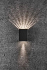 Aplica LED exterior cu iluminat up/down IP54 Fold 10 negru 2019041003 NL